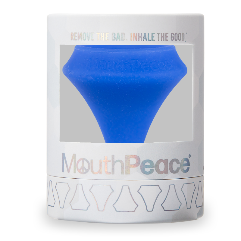 MouthPeace Glow Blue packaging