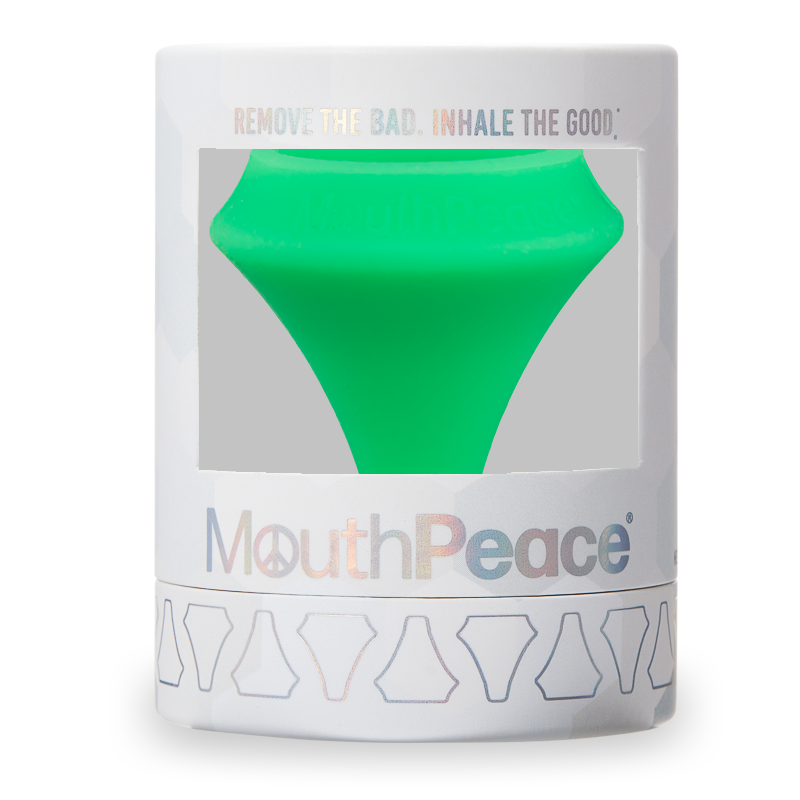 MouthPeace Glow Green packaging