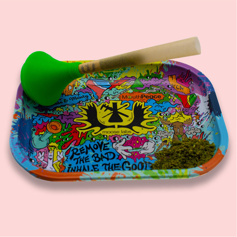 rolling tray loaded