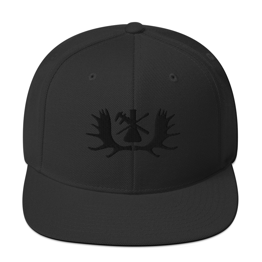 8151084_4792Product mockupBlackMoose Labs Snapback HatMoose Labs LLCMoose Labs Snapback Hat - Moose Labs LLC