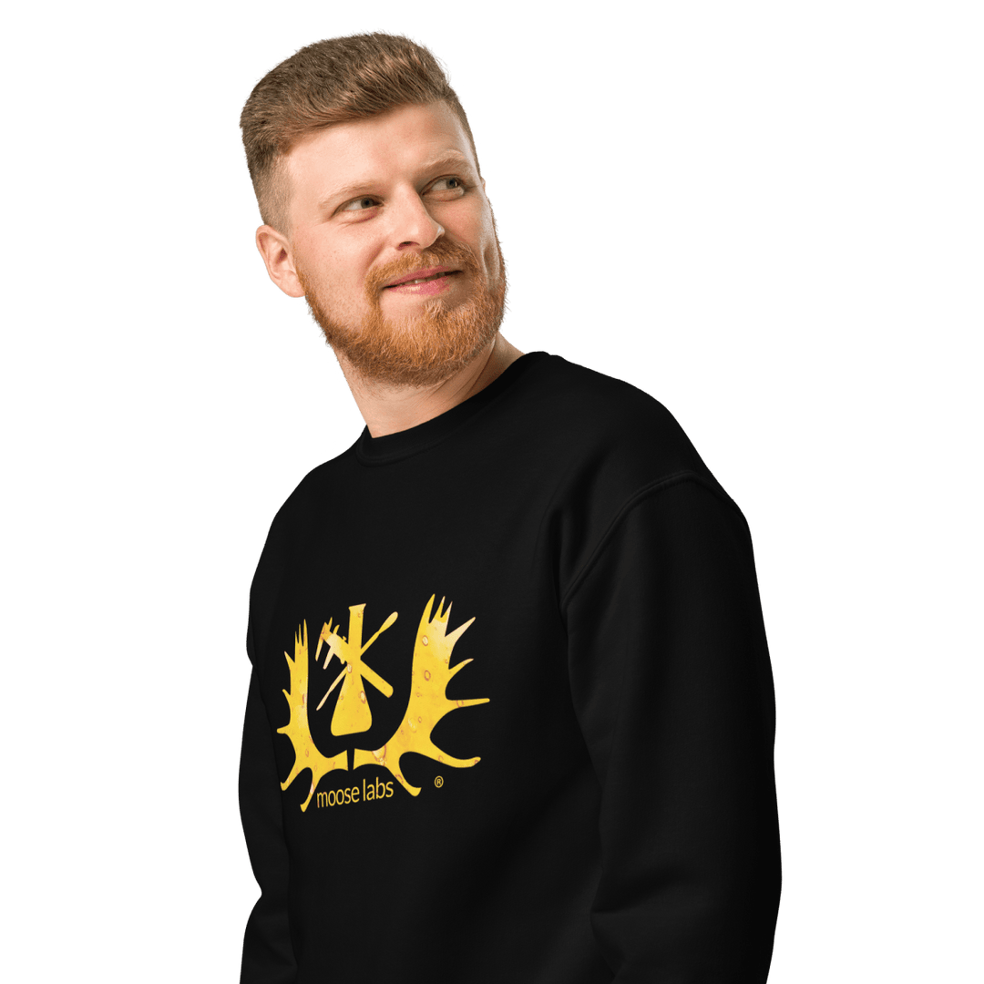 2350120_20463Product mockupSBlackMoose (S)Labs Crew Neck SweatshirtMoose Labs LLCMoose (S)Labs Crew Neck Sweatshirt - Moose Labs LLC