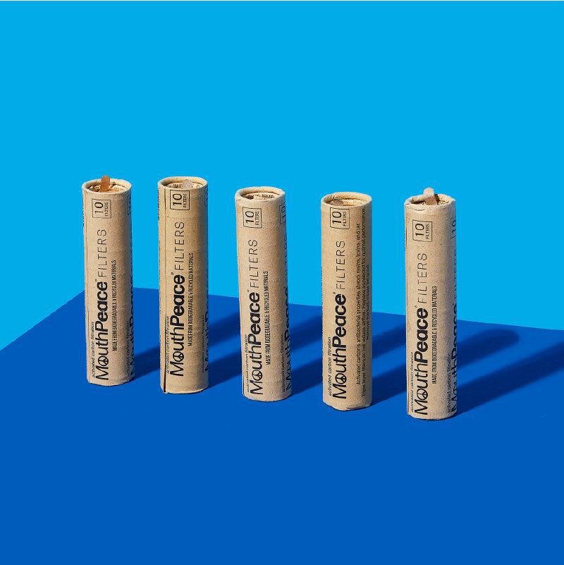 mouthpeace filters lined upMouthPeace FiltersMoose Labs LLCMouthPeace Filters - Moose Labs LLC