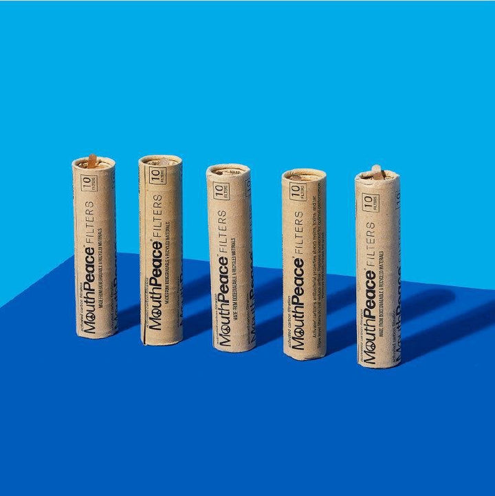 mouthpeace filters lined upMouthPeace FiltersMoose Labs LLCMouthPeace Filters - Moose Labs LLC