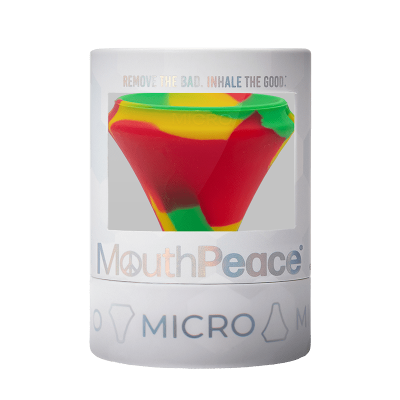 MICRO-RASTA676821393913MouthPeace Micro packaging with a colorful mouthpiece on a white backgroundRastaMouthPeace MicroBundleMoose LabsMouthPeace Micro - Moose Labs LLC