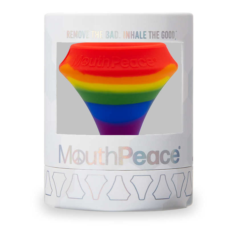 MouthPeace rainbow sherbet packaging side