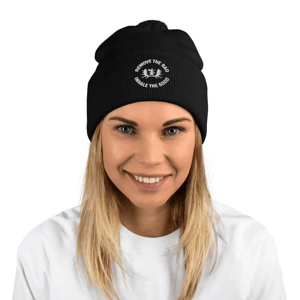 7116717_4629Product mockupBlackRemove The Bad Loop BeanieMoose Labs LLCRemove The Bad Loop Beanie - Moose Labs LLC