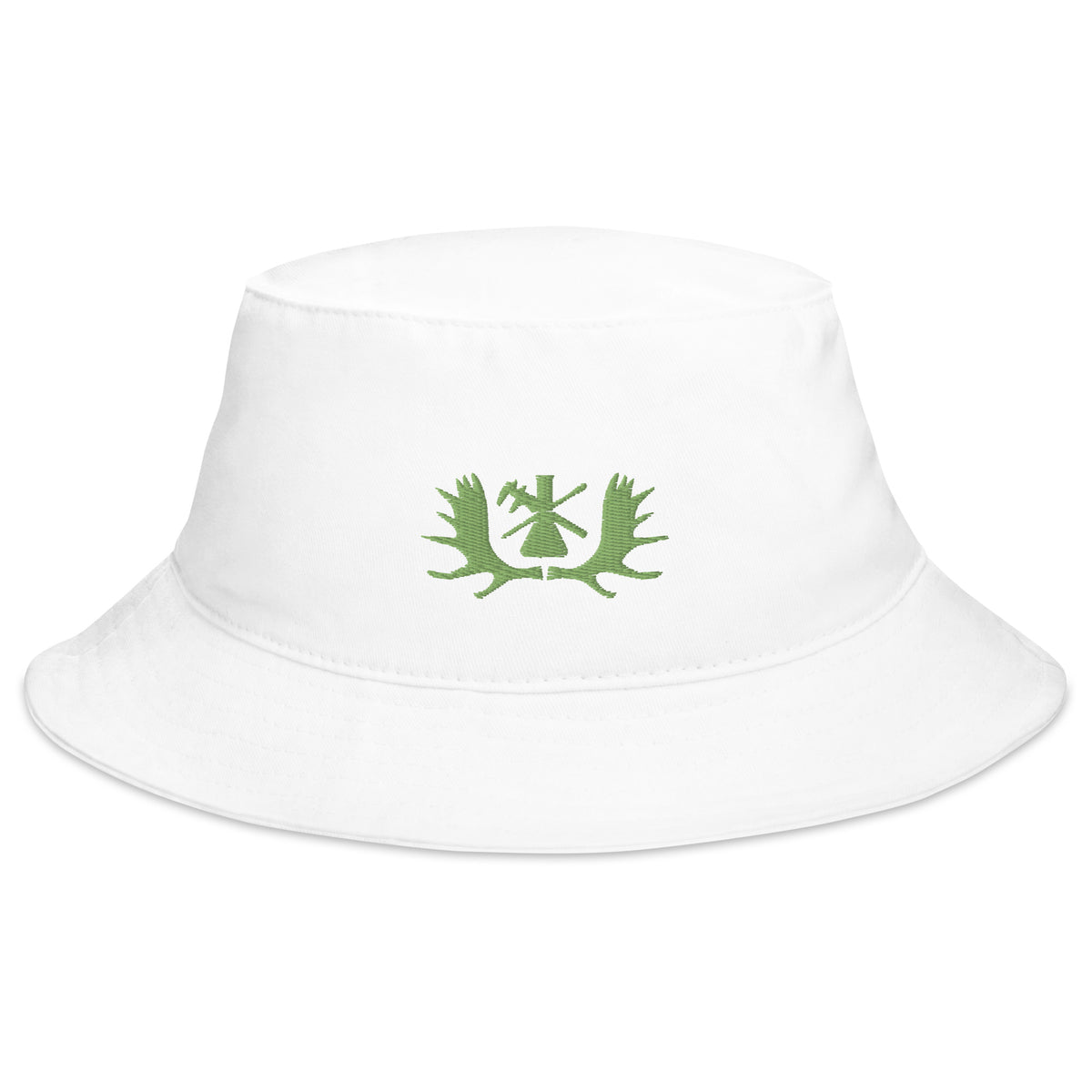 Moose Labs Bucket Hat white