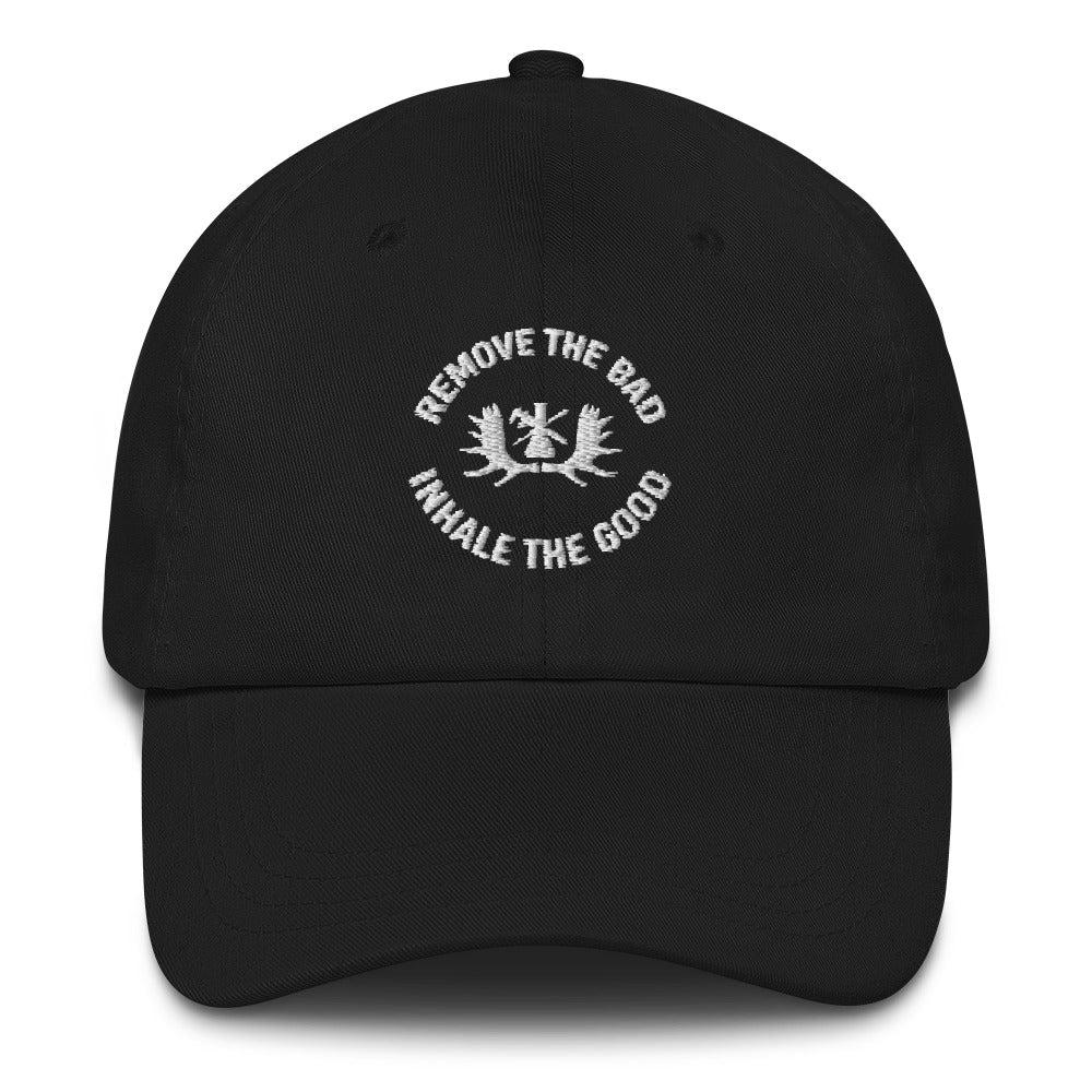 mouthpeace black dad hat