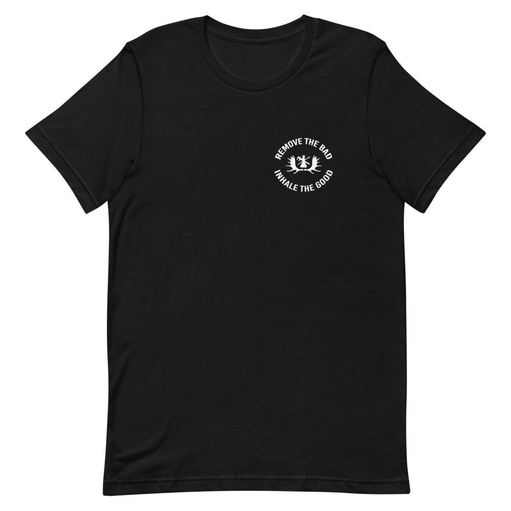 unisex premium t shirt black front