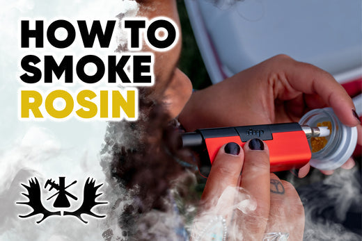 how to smoke rosin