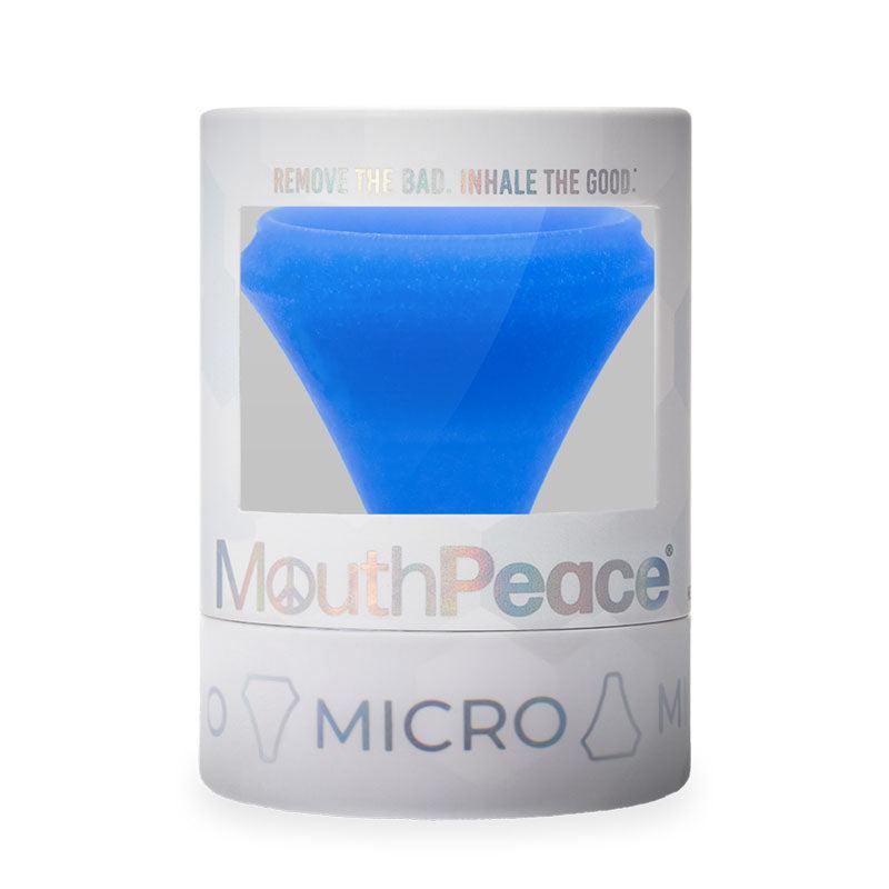 glow blue mouthpeace micro clean smoking bowls filters