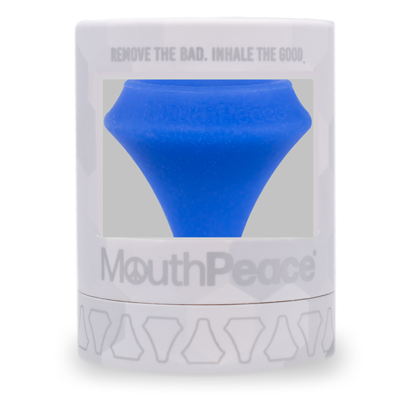 MouthPeace silicone glow blue