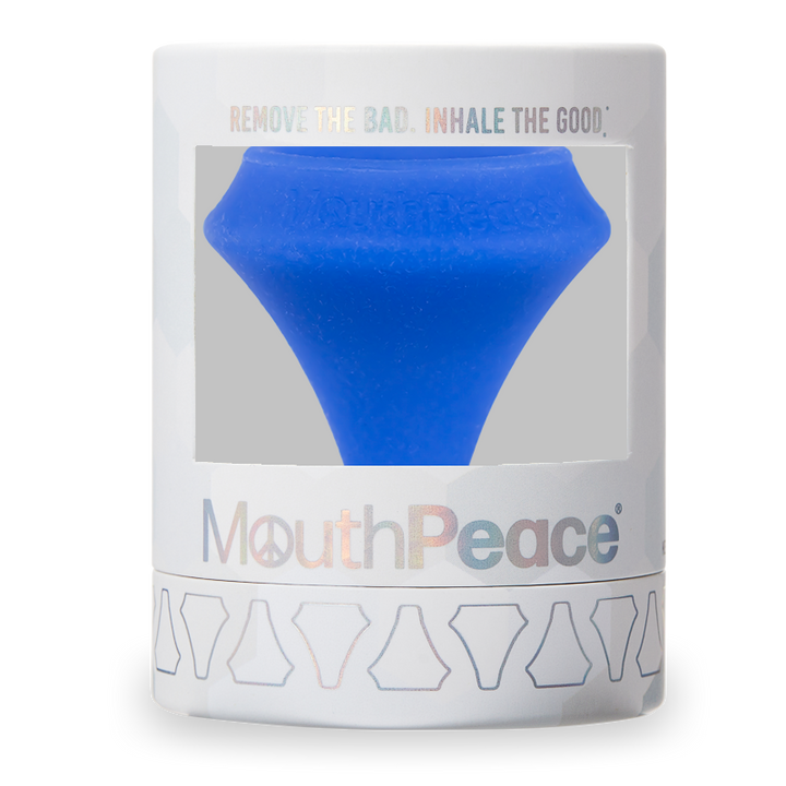 MouthPeace Glow Blue packaging