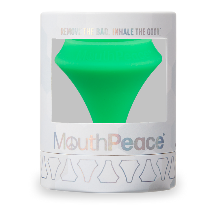 MouthPeace Glow Green packaging