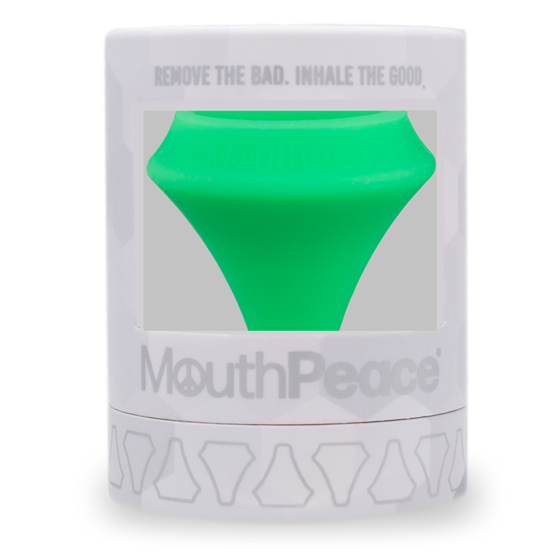 MouthPeace silicone glow green