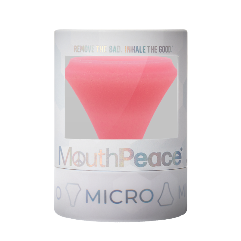 MouthPeace Micro device packaging on a white background