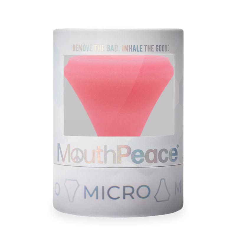 glow pink mouthpeace micro clean smoking bowls filters