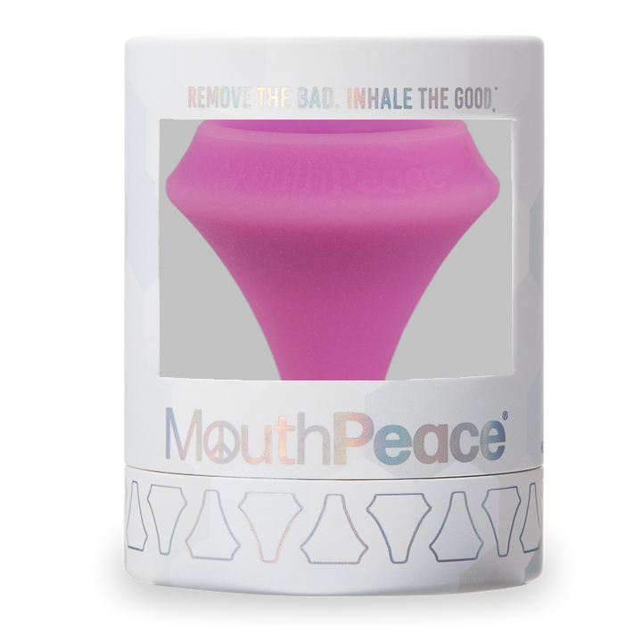 MouthPeace Glow Purple packaging