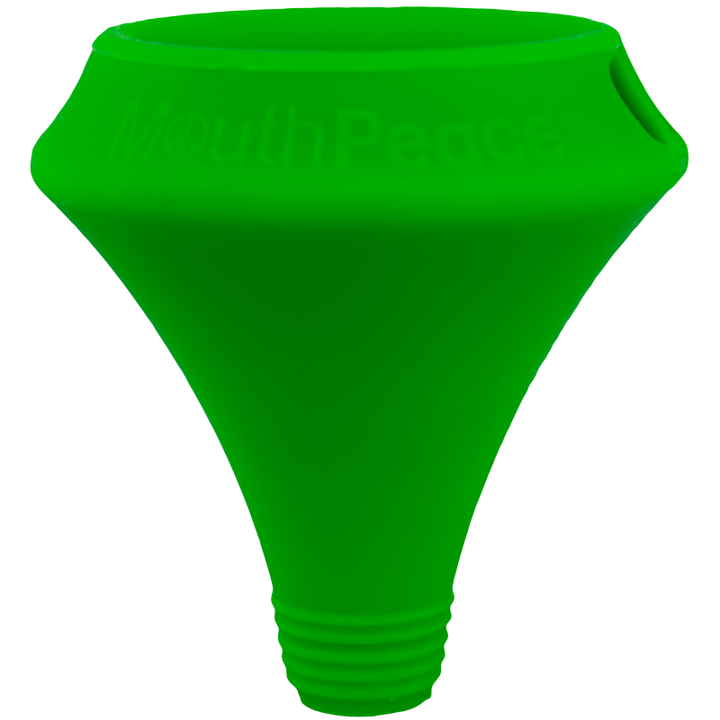 green mouthpeace silicone mouthpiece germ free filtered smoking