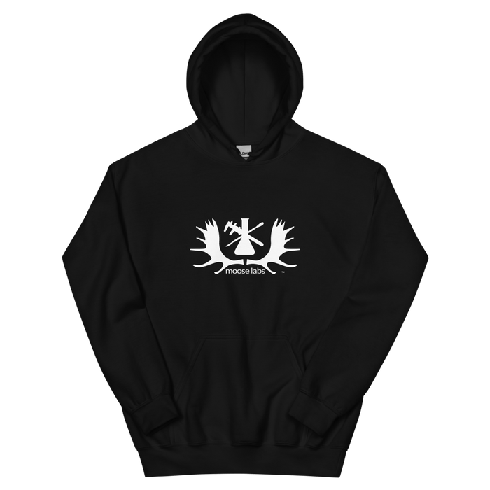 Moose Labs Hoodie - Black or Maroon