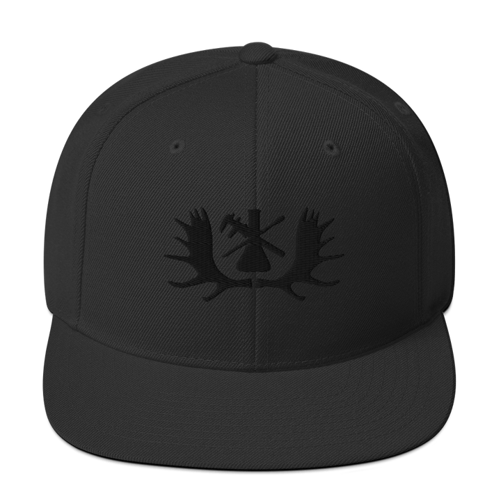 8151084_4792Product mockupBlackMoose Labs Snapback HatMoose Labs LLCMoose Labs Snapback Hat - Moose Labs LLC