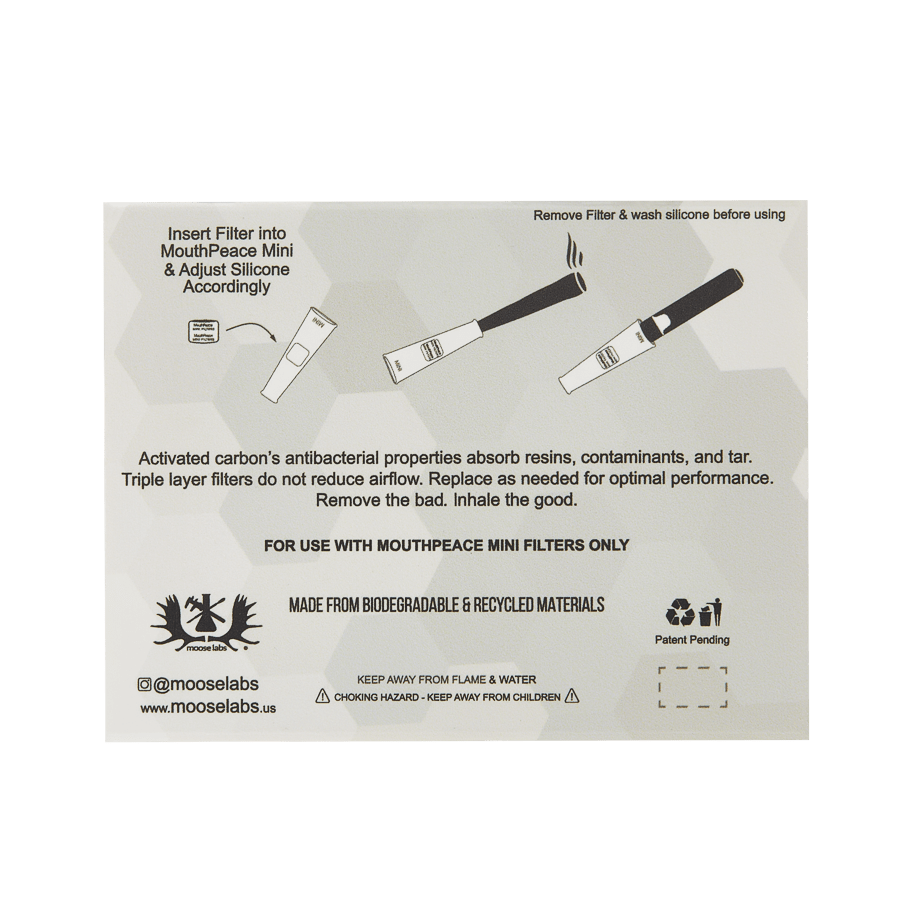 MINI-HAZE676821111982Mooselabs Haze Filter instruction MouthPeace Mini - HazeMoose Labs LLCMouthPeace Mini - Haze - Moose Labs LLC