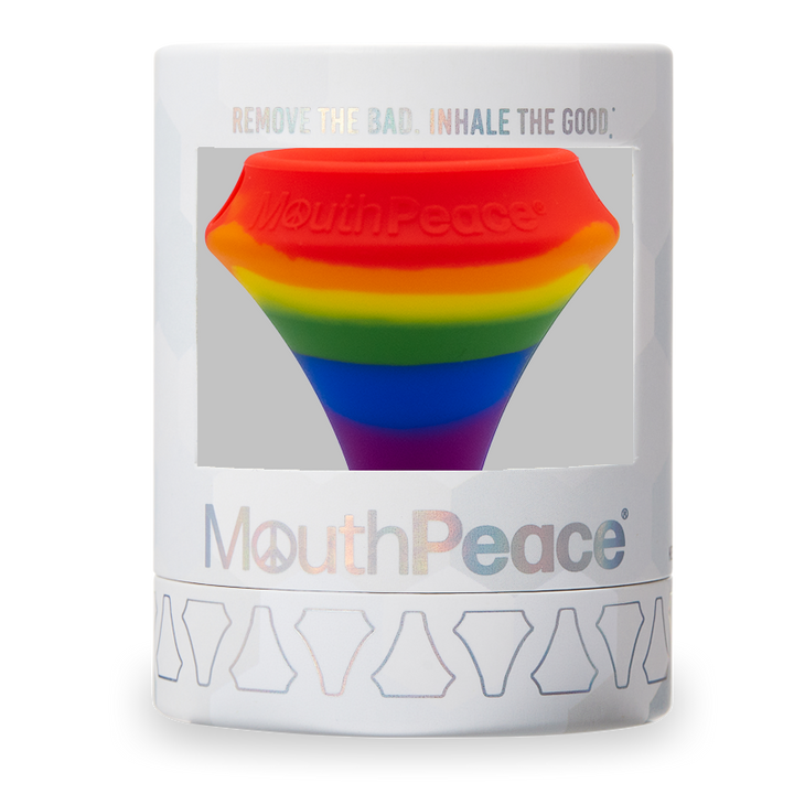MouthPeace rainbow sherbet packaging side