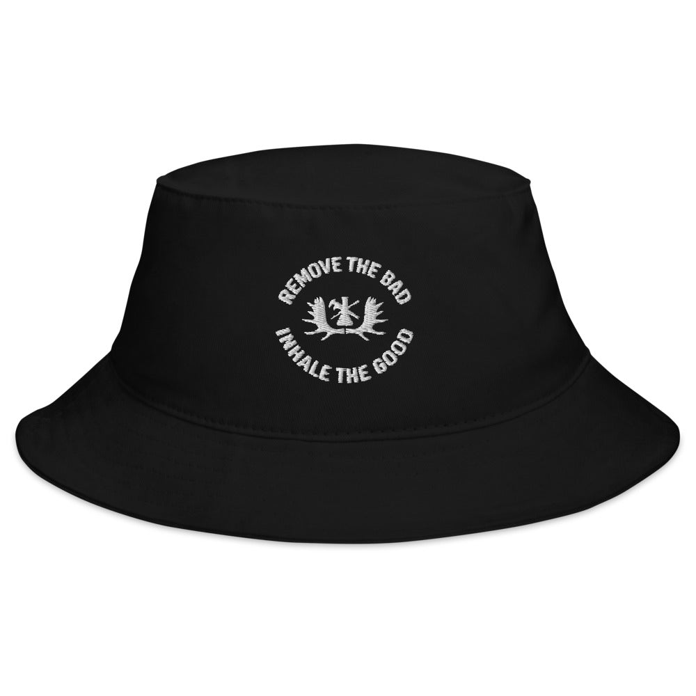 moose labs black bucket hat