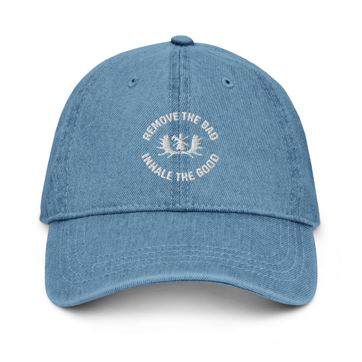 denim hat blue front