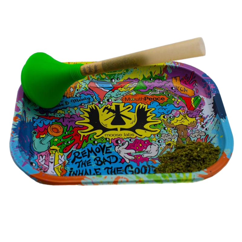 Moose Labs Rolling Tray with mouthpeace