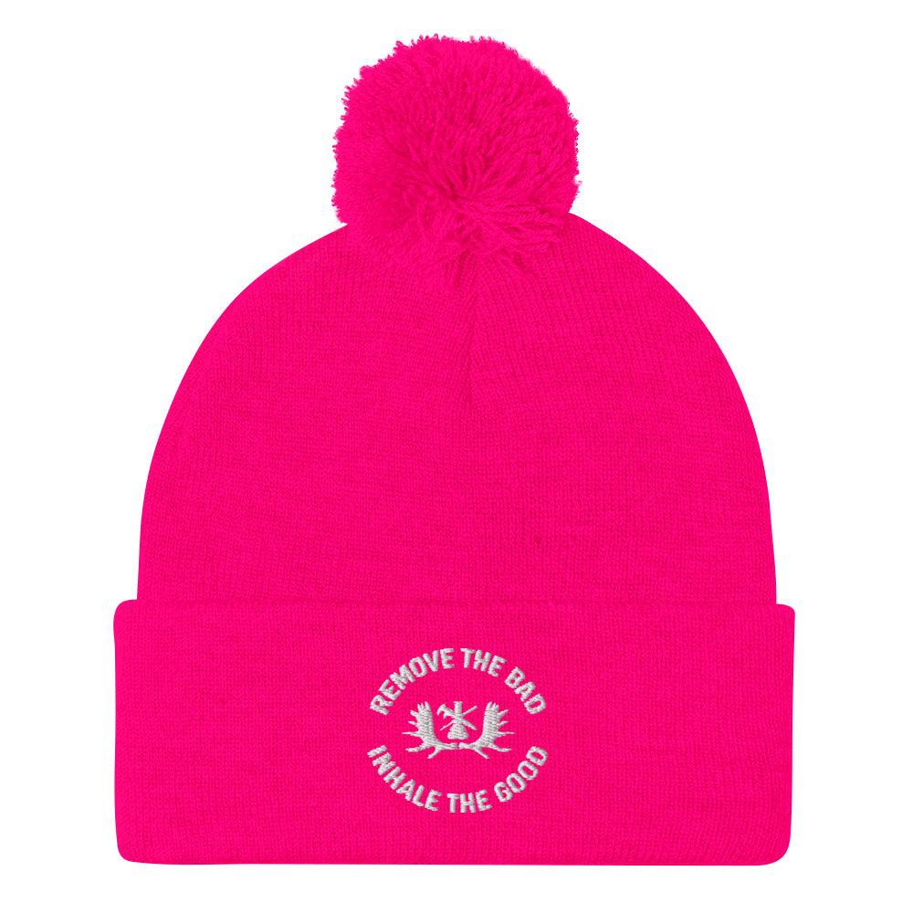 mouthpeace pink beanie