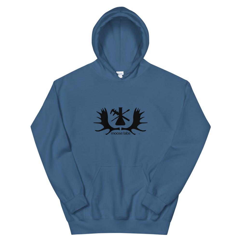 moose labs hoodie blue